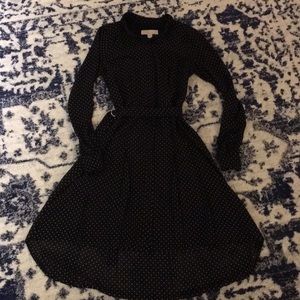 Michael Kors black and white polka dot dress